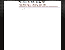 Tablet Screenshot of betterenergystore.com